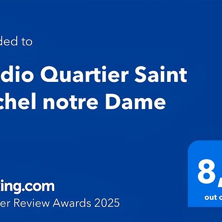 Studio Quartier Saint Michel Notre Dame Free Netflix París Exterior foto